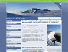 Tablet Screenshot of mountain-adventures.co.uk